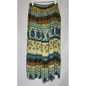 Notations Skirt Beaded Front Muti Colored Design Size PS